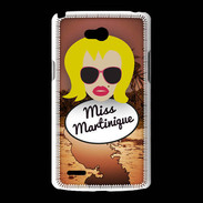 Coque LG L80 Miss Martinique Blonde