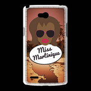 Coque LG L80 Miss Martinique Black