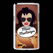 Coque LG L80 Miss Martinique Brune