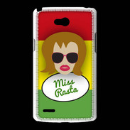 Coque LG L80 Miss Rasta Rousse