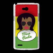 Coque LG L80 Miss Rasta Black