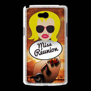Coque LG L80 Miss Réunion Blonde
