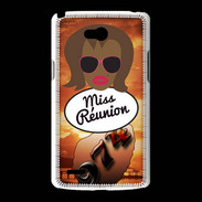 Coque LG L80 Miss Réunion Black
