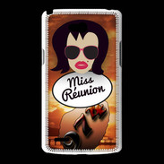 Coque LG L80 Miss Réunion Brune