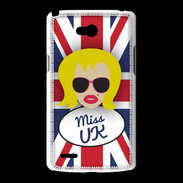 Coque LG L80 Miss UK Blonde