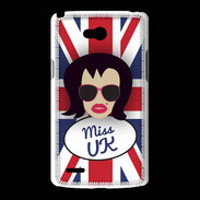 Coque LG L80 Miss UK Brune
