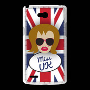 Coque LG L80 Miss UK Rousse