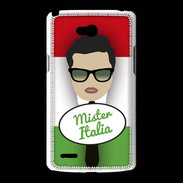 Coque LG L80 Mister Italie Brun