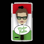 Coque LG L80 Mister Italie Chatain