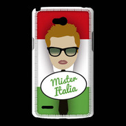 Coque LG L80 Mister Italie Roux