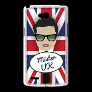 Coque LG L80 Mister UK Brun
