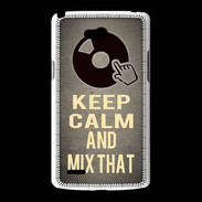 Coque LG L80 Keep calm and Mix That Gris