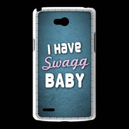 Coque LG L80 I have Swag bleu ZG
