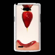 Coque LG L80 Plaisir et fraise PR20