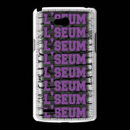 Coque LG L80 L'seum violet