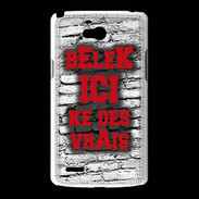 Coque LG L80 Belek Ici Rouge