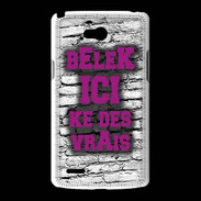 Coque LG L80 Belek Ici Violet