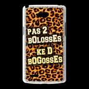 Coque LG L80 Pas 2 bolosses Léopard