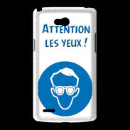 Coque LG L80 Attention les yeux PR