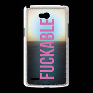 Coque LG L80 Fuckable Rose ZG