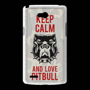 Coque LG L80 Keep calm pitbull 2 ZG