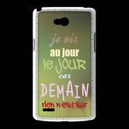 Coque LG L80 Au jour le jour ZG