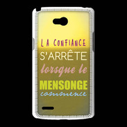 Coque LG L80 Confiance et mensonge ZG