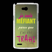 Coque LG L80 Méfiant trahis ZG
