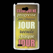Coque LG L80 Progresse de jour en jour ZG