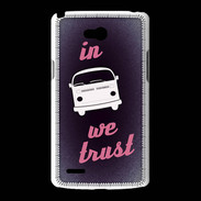 Coque LG L80 In Combi We trust Rouge ZG