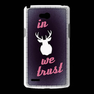 Coque LG L80 In Elan We trust Rouge ZG