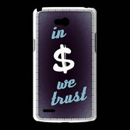 Coque LG L80 In Money We trust Bleu ZG