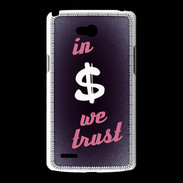 Coque LG L80 In Money We trust Rouge ZG