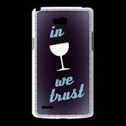 Coque LG L80 In Wine We trust Bleu ZG