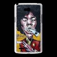 Coque LG L80 Smoke graffiti PB 5