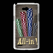 Coque LG L80 Poker all in