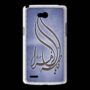 Coque LG L80 Islam K Bleu
