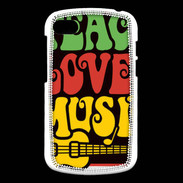 Coque Blackberry Q10 Peace Love Music
