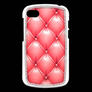 Coque Blackberry Q10 Capitonnage Rose
