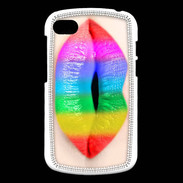 Coque Blackberry Q10 Bouche Arc en Ciel