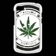 Coque Blackberry Q10 Grunge stamp with marijuana leaf