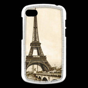 Coque Blackberry Q10 Tour Eiffel Vintage en noir et blanc