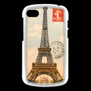 Coque Blackberry Q10 Vintage Tour Eiffel carte postale