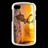 Coque Blackberry Q10 Cerf au levé du soleil