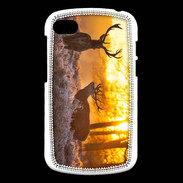 Coque Blackberry Q10 Cerf au couché de soleil 600