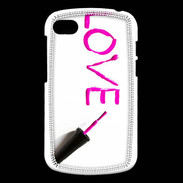 Coque Blackberry Q10 Love avec vernis à ongle