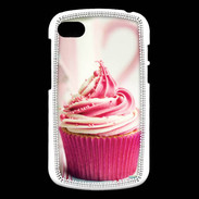 Coque Blackberry Q10 Cup cake rose et blanc
