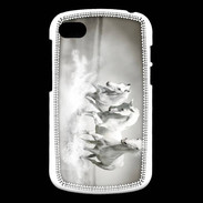 Coque Blackberry Q10 Chevaux blancs