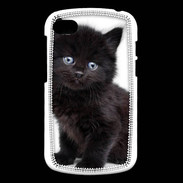 Coque Blackberry Q10 Petit chaton noir