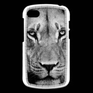 Coque Blackberry Q10 Lion en noir et blanc
